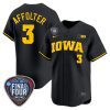 sydney affolter 3 iowa hawkeyes 2024 final four patch men jersey black