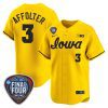 sydney affolter 3 iowa hawkeyes 2024 final four patch men jersey gold