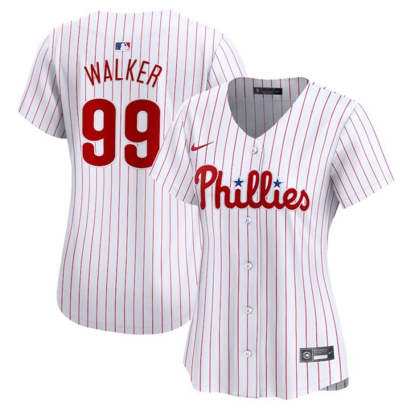 taijuan walker 99 philadelphia phillies women home limited player jersey white