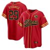 talanoa hufanga 29 san francisco 49ers baseball men jersey black red