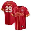 talanoa hufanga 29 san francisco 49ers baseball men jersey red