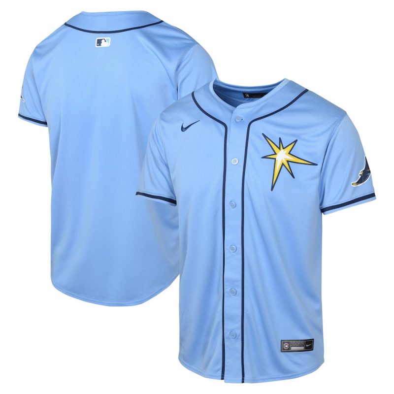 tampa bay rays alternate limited youth jersey light blue