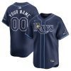 tampa bay rays away limited custom men jersey navy