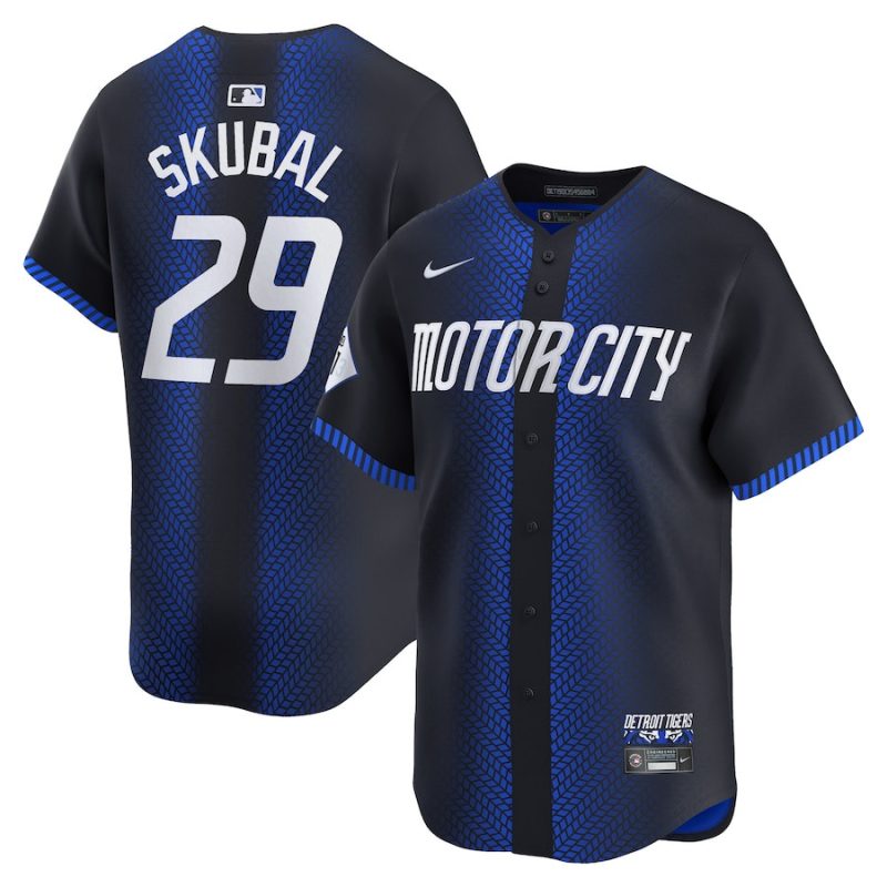 tarik skubal 29 detroit tigers 2024 city connect limited men jersey navy