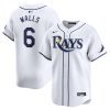 taylor walls 6 tampa bay rays home limited player men jersey white