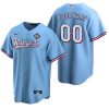 texas rangers 2023 world series city connect stitched men custom jersey blue