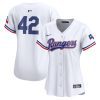 texas rangers 2024 jackie robinson day home limited women jersey white