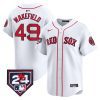 tim wakefield 49 boston red sox 2024 spring training men jersey white