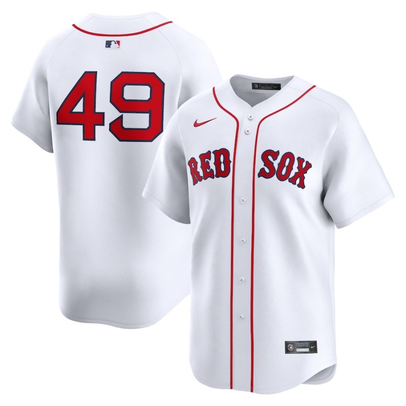 tim wakefield 49 boston red sox home limited player men jersey white