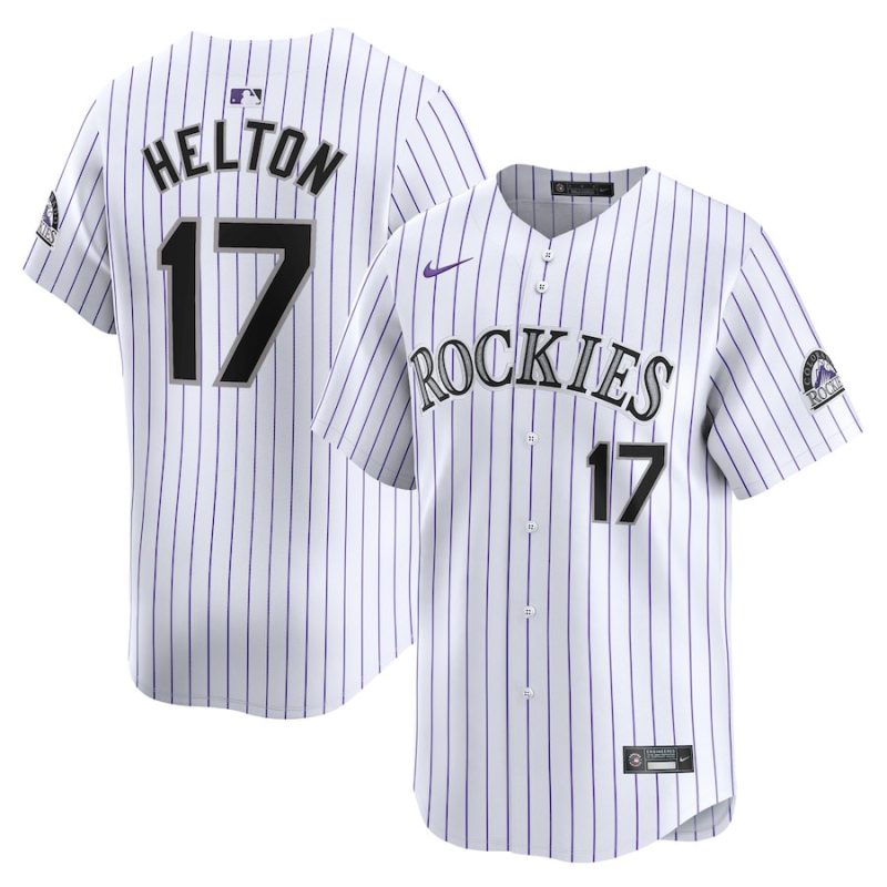 todd helton 17 colorado rockies home limited player men jersey white