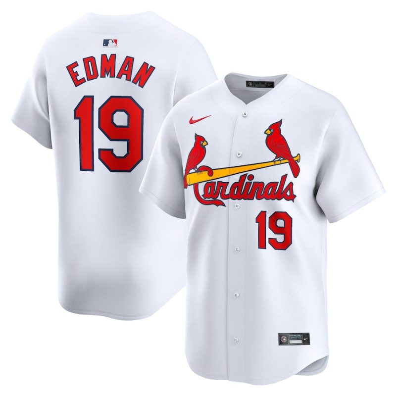 tommy edman 19 st louis cardinals home limited men jersey white