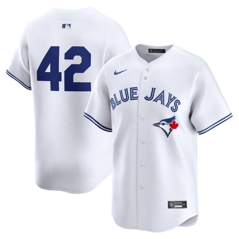 toronto blue jays 2024 jackie robinson day home men limited jersey white