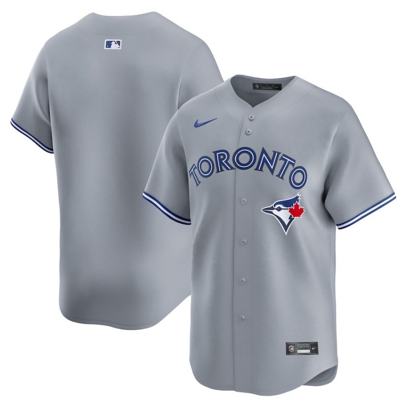 toronto blue jays away limited men jersey gray