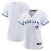 toronto blue jays womens home blank jersey white