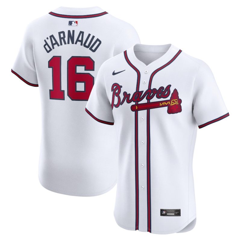 travis darnaud 16 atlanta braves home elite player men jersey white