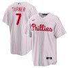 trea turner 7 philadelphia phillies men jersey white