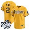 tupac shakur 2 new york yankees tupac shakur men jersey gold