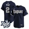 tupac shakur 2 new york yankees tupac shakur men jersey navy