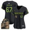 vin scully 67 los angeles dodgers snoop dogg women jersey black