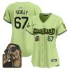 vin scully 67 los angeles dodgers snoop dogg women jersey light green