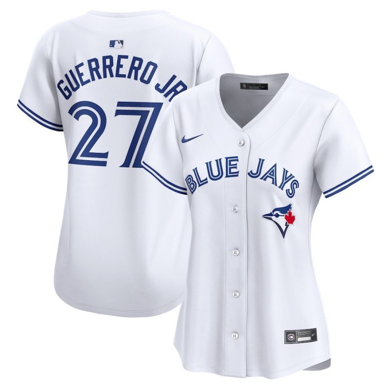 vladimir guerrero jr 27 toronto blue jays women home limited jersey white