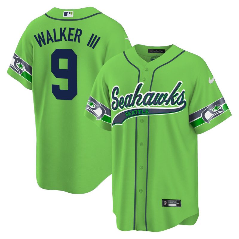 walker iii 9 seattle seahawks men jersey green