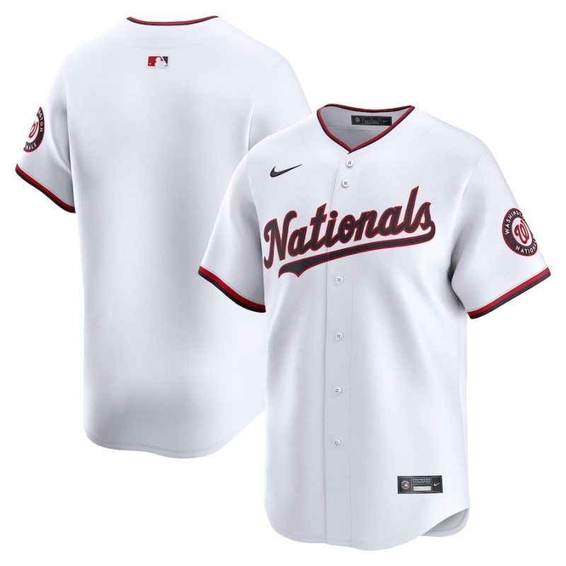 washington nationals home limited youth jersey white