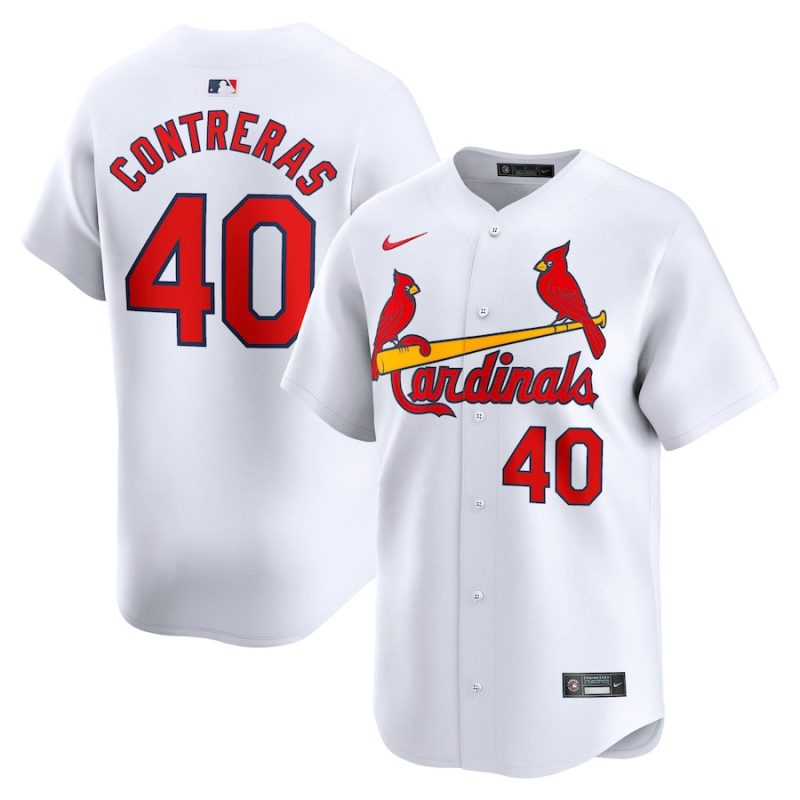 willson contreras 40 st louis cardinals home limited men jersey white