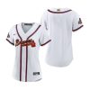 womens atlanta braves white 2022 gold program jersey