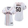 womens houston astros hector neris 50 white 2022 world series jersey