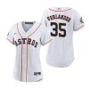 womens houston astros justin verlander 35 white 2022 world series jersey