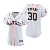 womens houston astros kyle tucker 30 white 2022 world series jersey