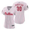 womens philadelphia phillies david robertson 30 white 2022 world series jersey