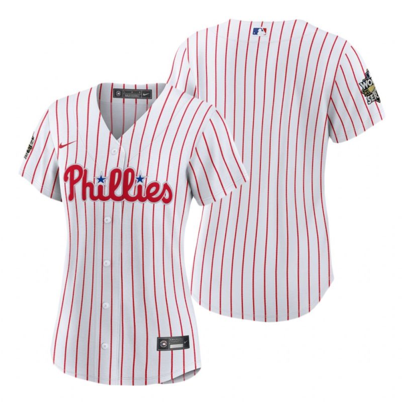 womens philadelphia phillies white 2022 world series jersey