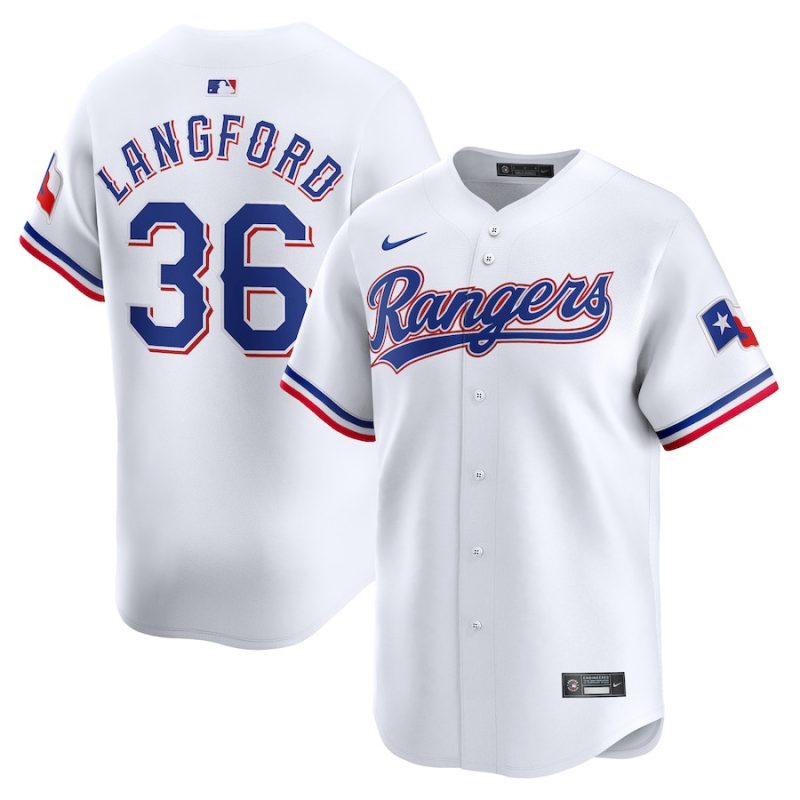 wyatt langford 36 texas rangers home limited men jersey white