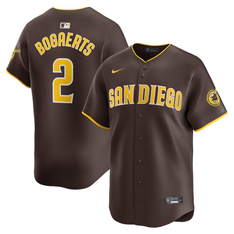 xander bogaerts 2 san diego padres away limited player men jersey brown