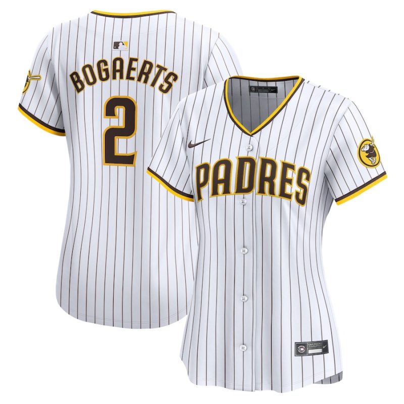 xander bogaerts 2 san diego padres womens home limited player jersey white