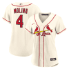 yadier molina 4 st louis cardinals women alternate jersey cream