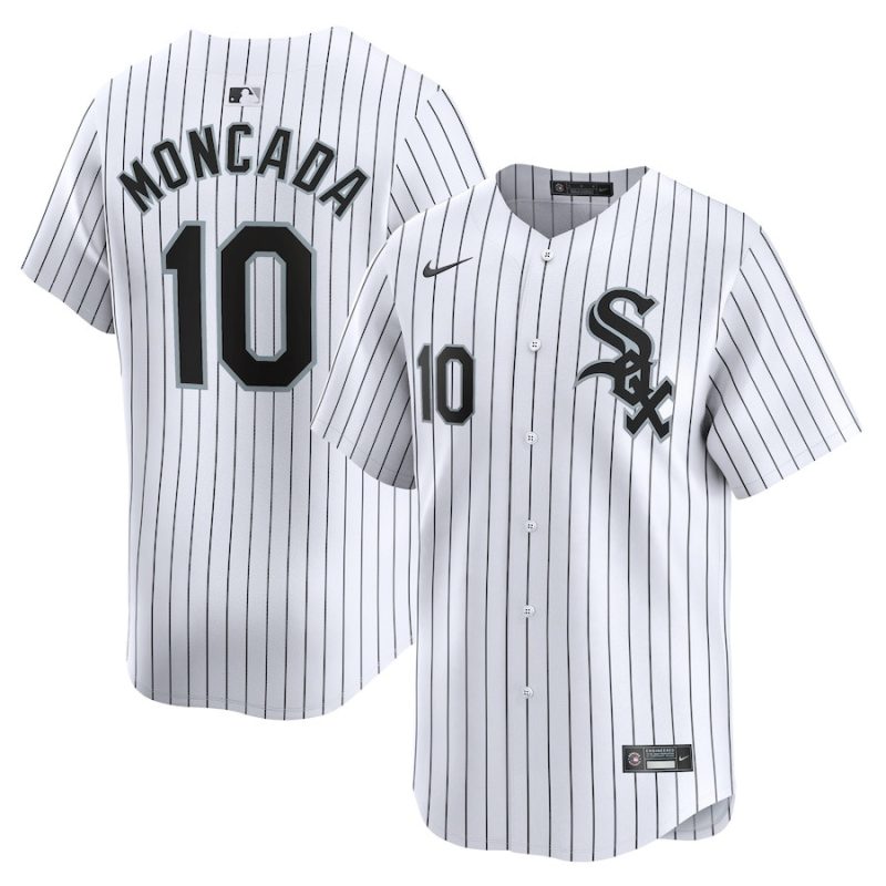 yoan moncada 10 chicago white sox home limited player men jersey white