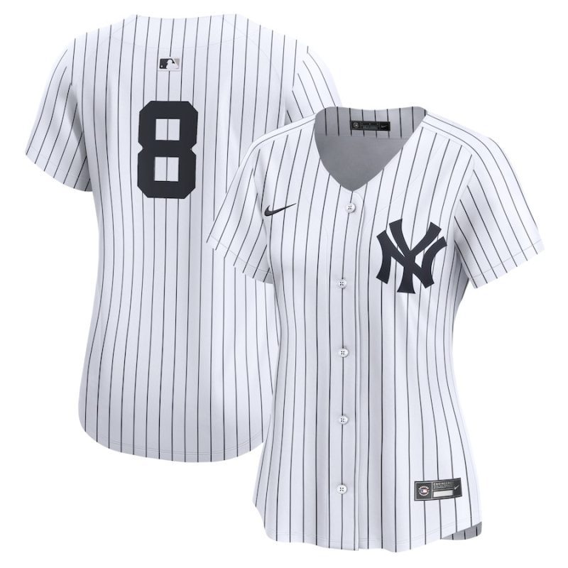 yogi berra 8 new york yankees women home limited player jersey white