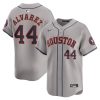 yordan alvarez 44 houston astros away limited player men jersey gray