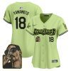 yoshinobu yamamoto 18 los angeles dodgers snoop dogg women jersey light green