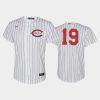 youth 2022 field of dreams 19 joey votto cincinnati reds white jersey