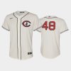 youth 2022 field of dreams 48 p j higgins chicago cubs cream jersey