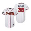 youth guillermo heredia 38 atlanta braves white 2022 gold program jersey