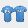 youth kansas city royals jakob junis 65 light blue alternate jersey jersey