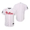 youth philadelphia phillies white 2022 world series jersey