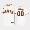 youth san francisco giants 00 custom cream home jersey jersey