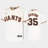 youth san francisco giants 35 brandon crawford cream home jersey jersey