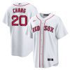 yu chang 20 boston red sox home men jersey white